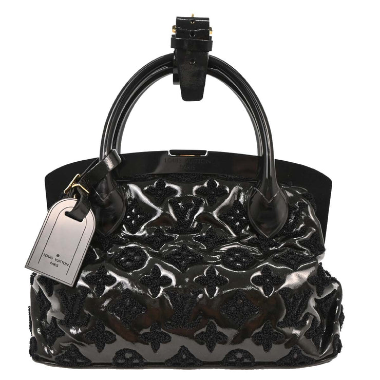 Louis Vuitton Black Monogram Fascination Lockit BB Handbag M40604 TJ2197 134746