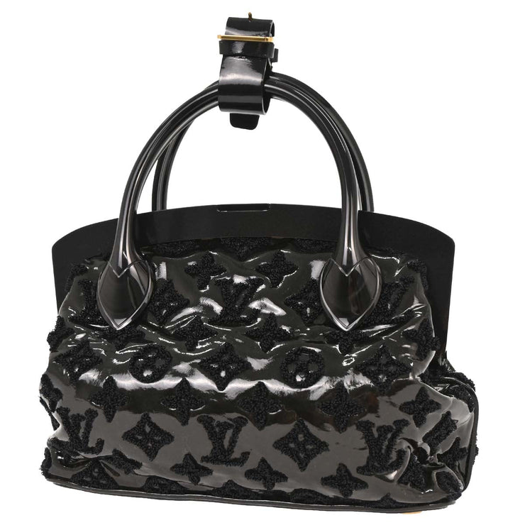 Louis Vuitton Black Monogram Fascination Lockit BB Handbag M40604 TJ2197 134746