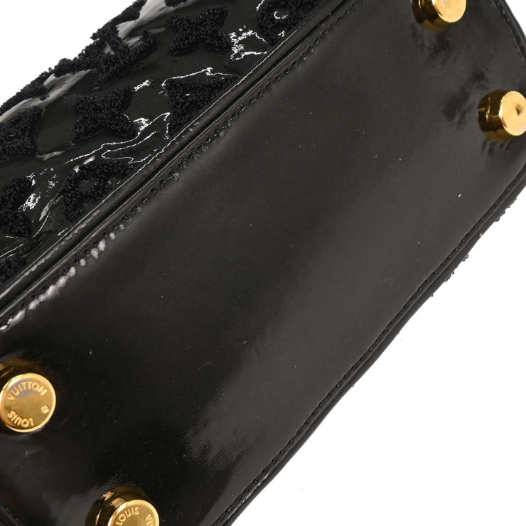 Louis Vuitton Black Monogram Fascination Lockit BB Handbag M40604 TJ2197 134746