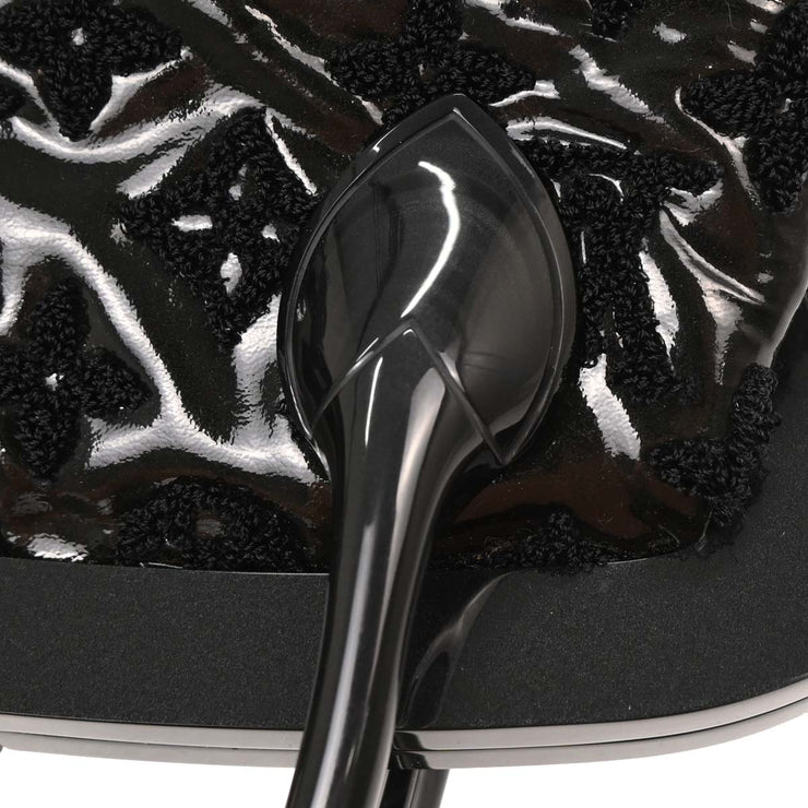 Louis Vuitton Black Monogram Fascination Lockit BB Handbag M40604 TJ2197 134746