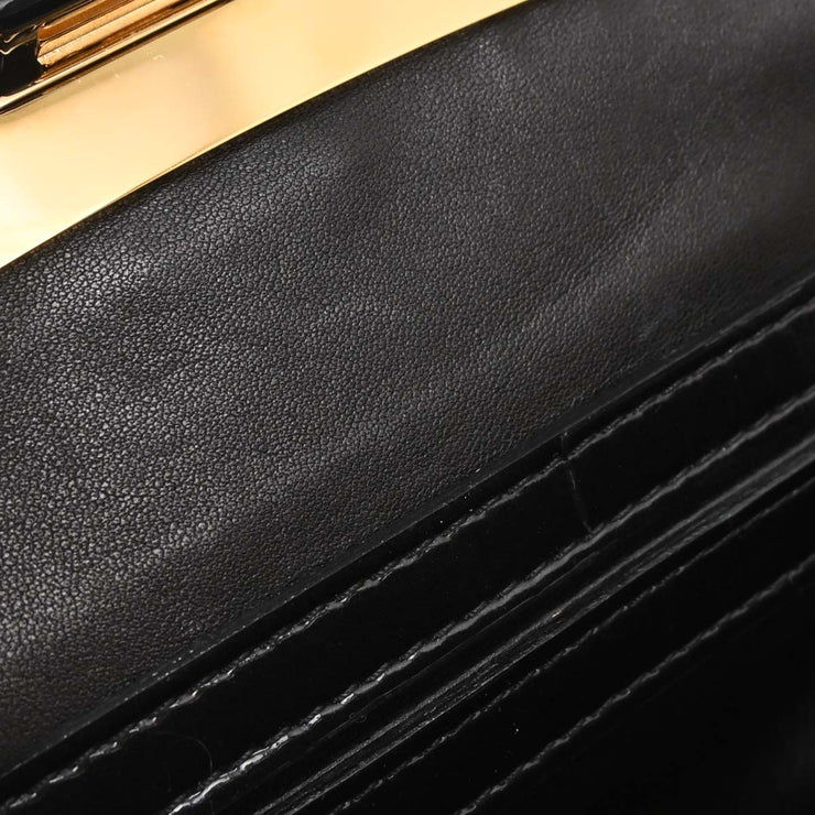 Louis Vuitton Black Monogram Fascination Lockit BB Handbag M40604 TJ2197 134746