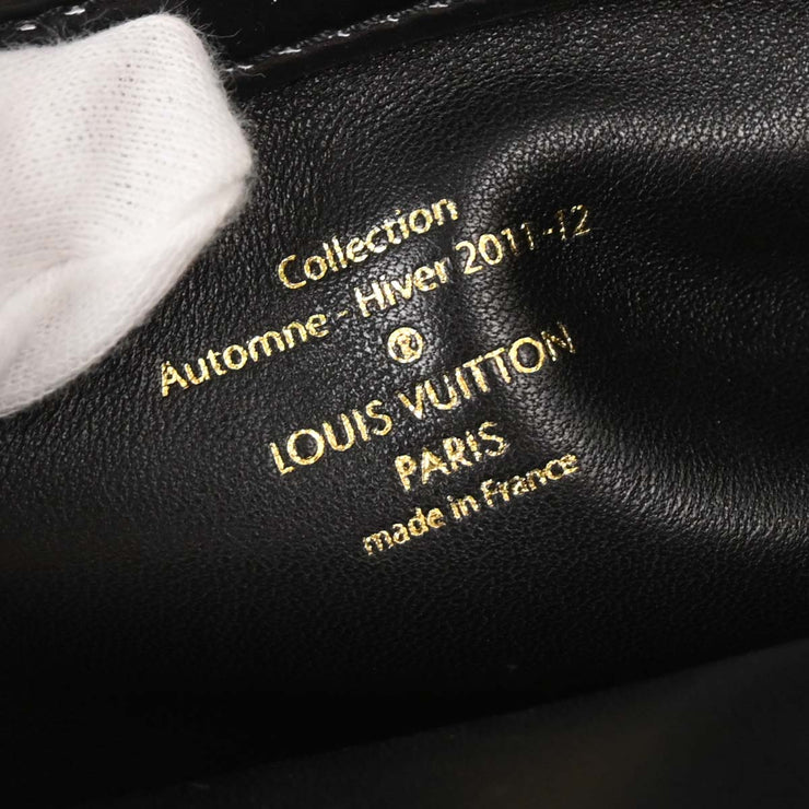 Louis Vuitton Black Monogram Fascination Lockit BB Handbag M40604 TJ2197 134746
