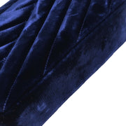 Chanel Navy Velvet Rhinestone Shoulder Bag 134747