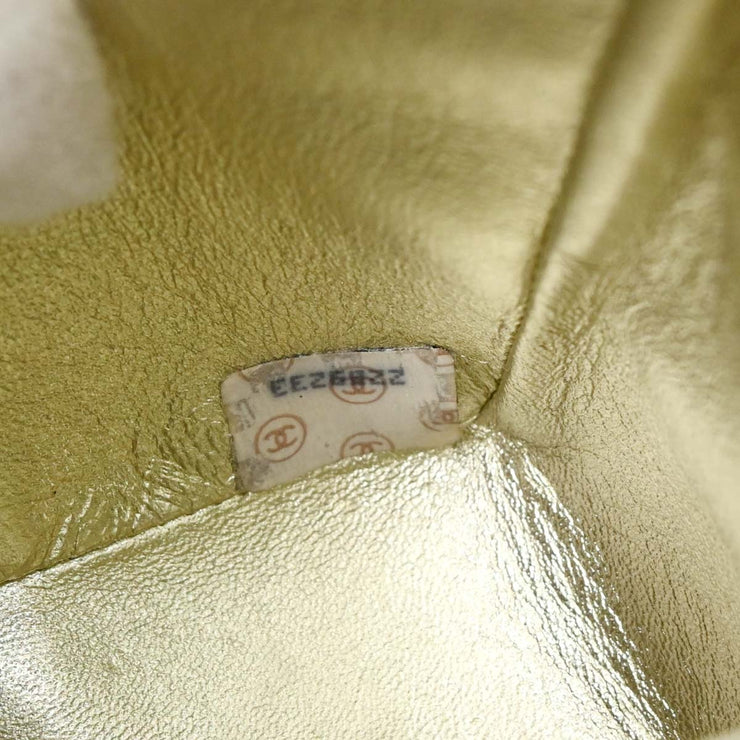 Chanel Navy Velvet Rhinestone Shoulder Bag 134747