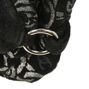 Chanel Black Canvas Chain Print Handbag 134749