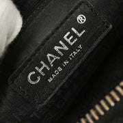 Chanel Black Canvas Chain Print Handbag 134749