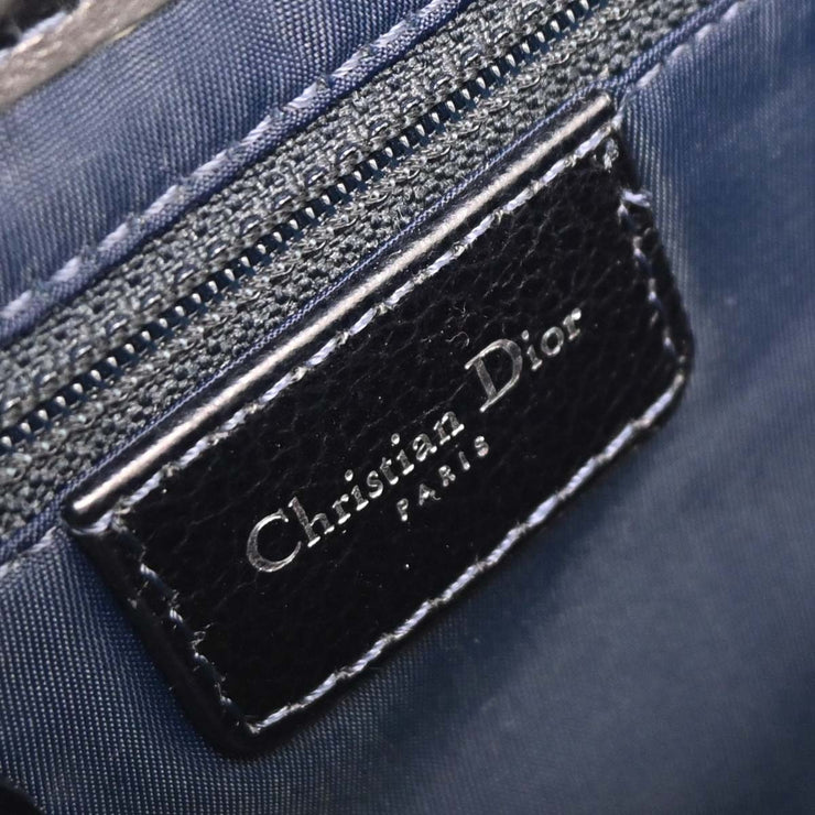 Christian Dior Navy Canvas Flight Trotter Saddle Handbag 06-RU-0095 134750