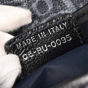 Christian Dior Navy Canvas Flight Trotter Saddle Handbag 06-RU-0095 134750