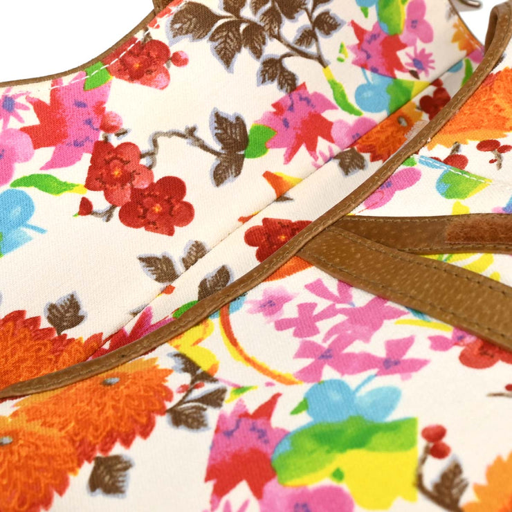 Christian Dior Multicolor Floral Saddle Handbag 06-RU-1015 134751