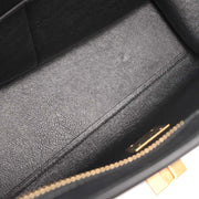Celine Black White Trapeze 2way Handbag U-CU-0114 134753