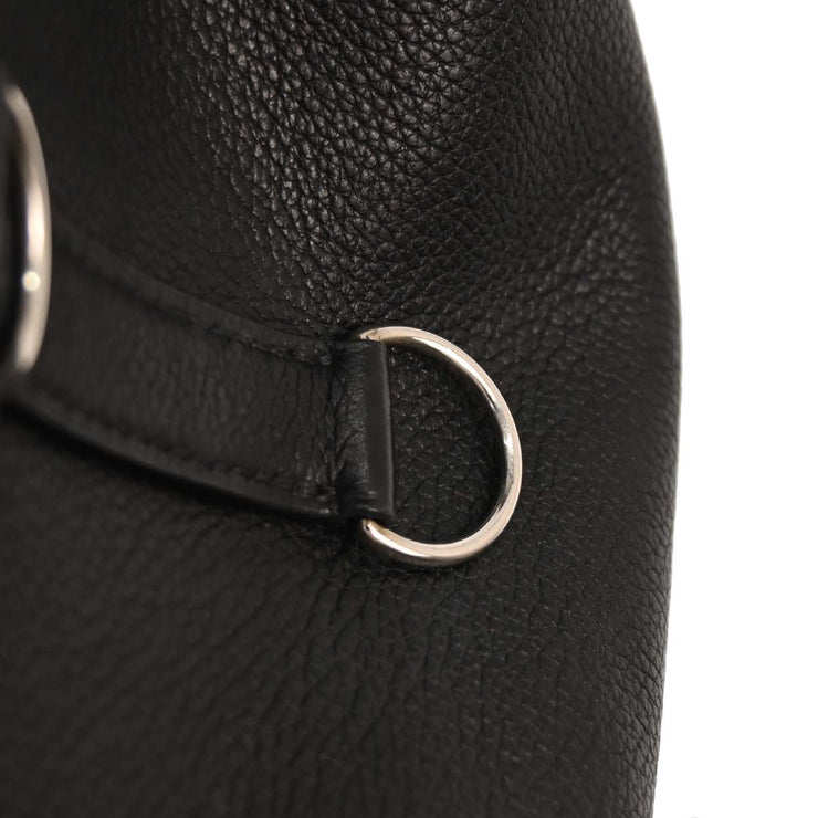 Hermes Black Evergrain Trim 38 Handbag PSquare:J79 134755