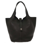 Hermes Black Taurillon Clemence Picotin Lock 18 PM Handbag COSquare:L 134757