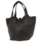 Hermes Black Taurillon Clemence Picotin Lock 18 PM Handbag COSquare:L 134757