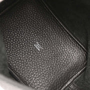 Hermes Black Taurillon Clemence Picotin Lock 18 PM Handbag COSquare:L 134757