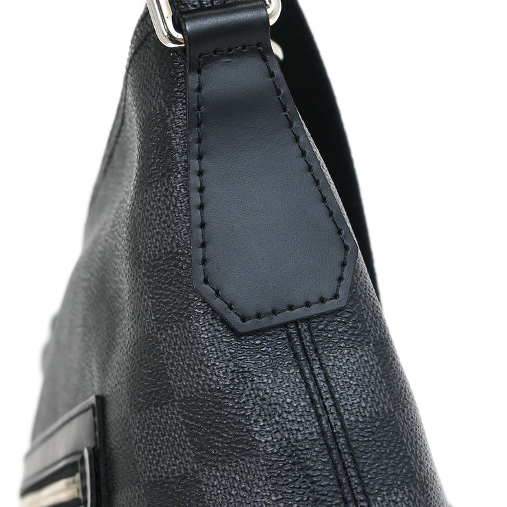 Louis Vuitton Damier Graphite Mick MM Shoulder Bag N41106 SR1123 134758
