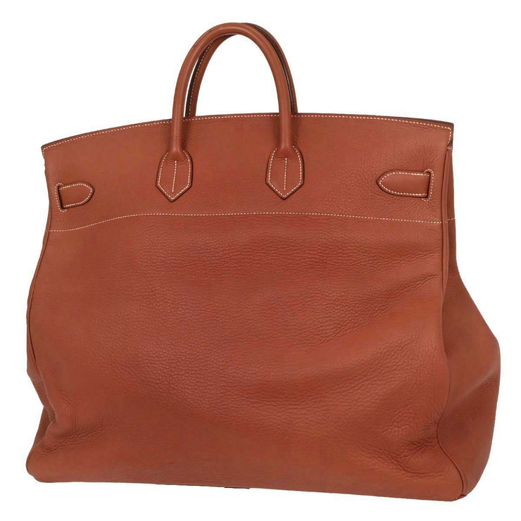 Hermes Brique Togo Haut a Courroies 50 Handbag 14MSquare:B 134762