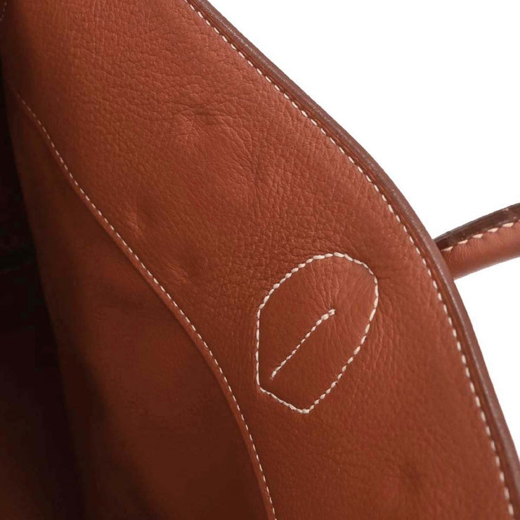 Hermes Brique Togo Haut a Courroies 50 Handbag 14MSquare:B 134762