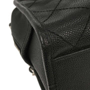 Chanel Black Calfskin Bowling Bag 134765