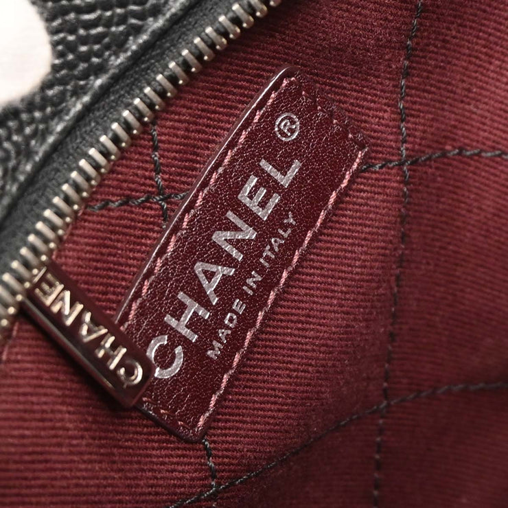 Chanel Black Calfskin Bowling Bag 134765