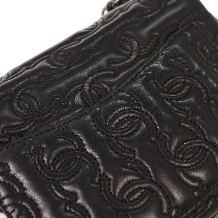 Chanel Black Calfskin Mini Classic Square Flap Bag 17 134773