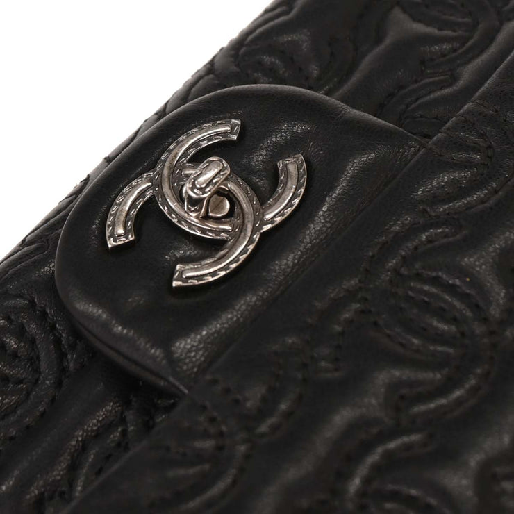 Chanel Black Calfskin Mini Classic Square Flap Bag 17 134773