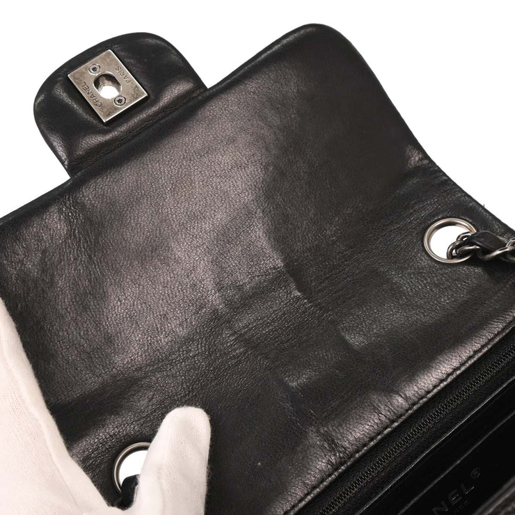 Chanel Black Calfskin Mini Classic Square Flap Bag 17 134773