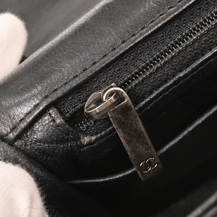 Chanel Black Calfskin Mini Classic Square Flap Bag 17 134773