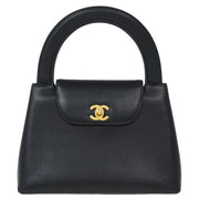 Chanel Black Calfskin Handbag 134774
