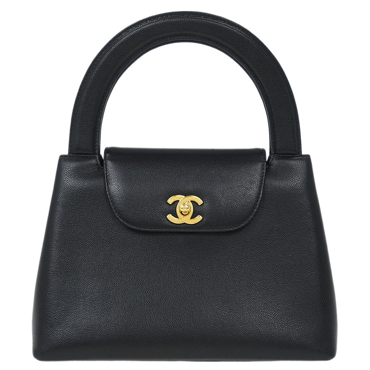 Chanel Black Calfskin Handbag 134774