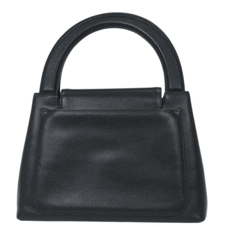 Chanel Black Calfskin Handbag 134774