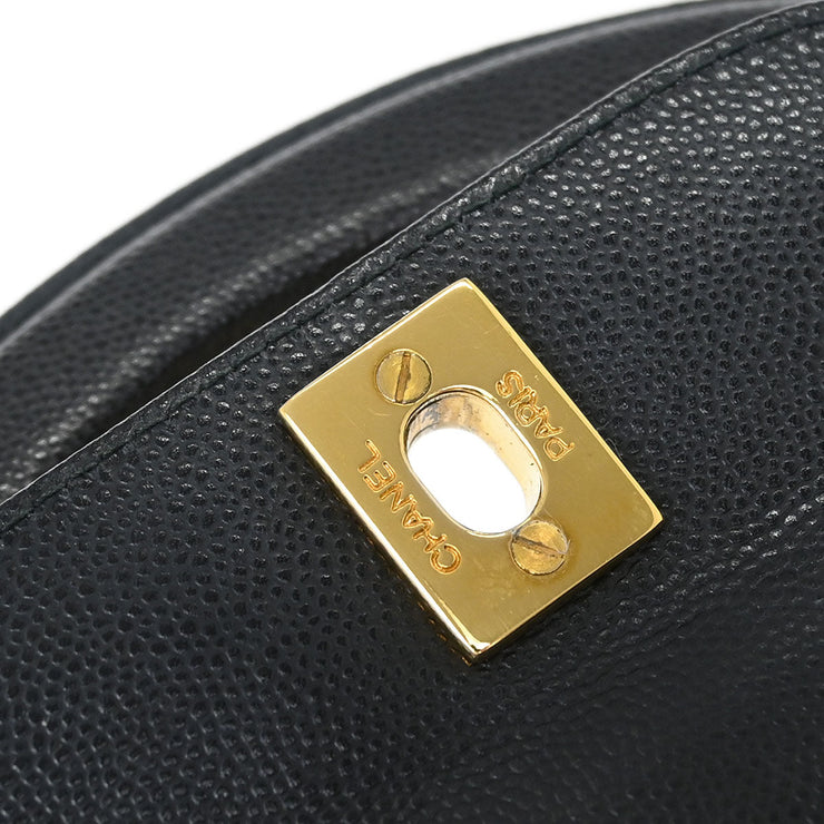 Chanel Black Calfskin Handbag 134774