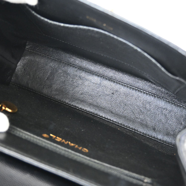 Chanel Black Calfskin Handbag 134774