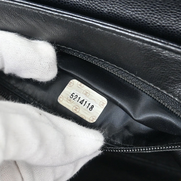 Chanel Black Calfskin Handbag 134774