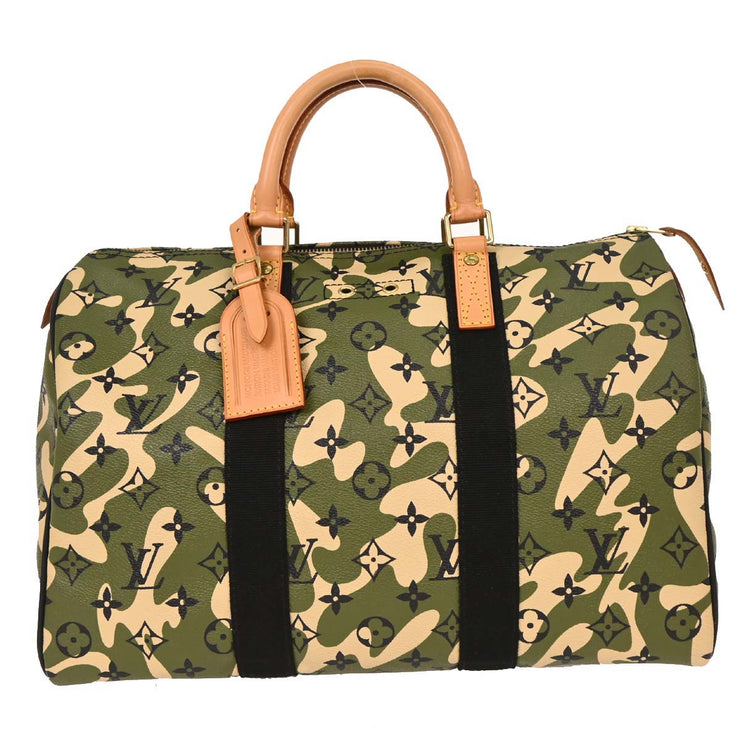 Louis Vuitton Monogramouflage Speedy 35 Handbag M95773 AA2078 134777