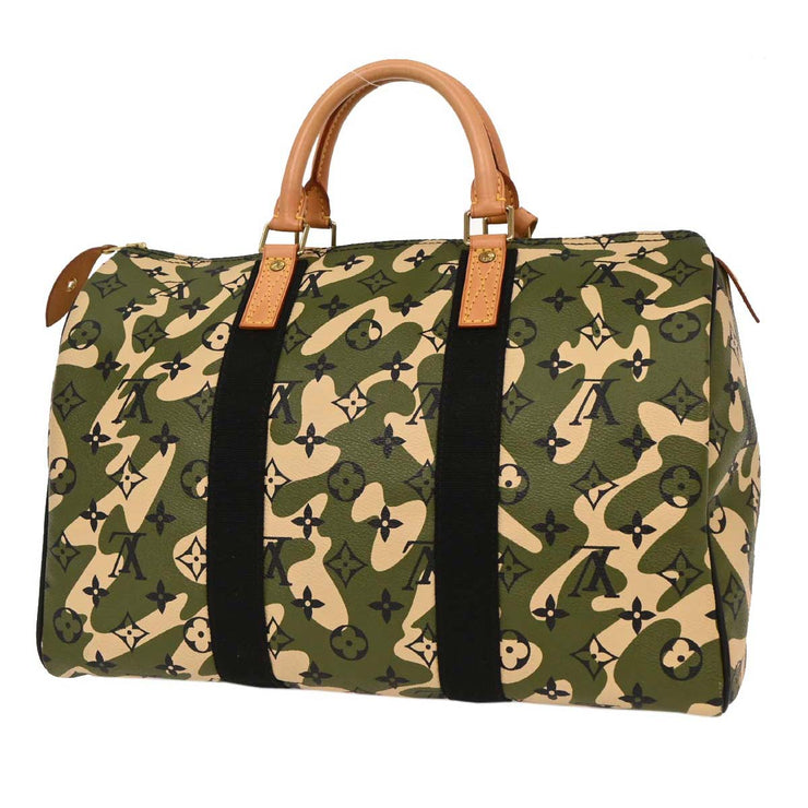 Louis Vuitton Monogramouflage Speedy 35 Handbag M95773 AA2078 134777