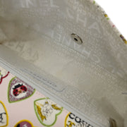 Chanel Pink Canvas Valentine Chain Shoulder Bag 134778