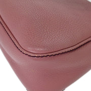 Chanel Pink Calfskin Handbag 134779