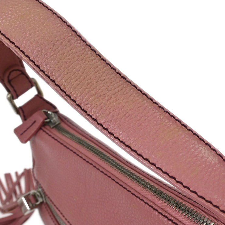 Chanel Pink Calfskin Handbag 134779