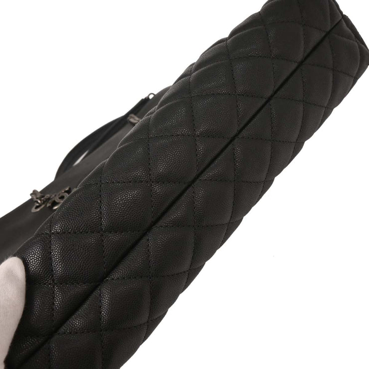 Chanel Black Calfskin Urban Delight Tote Chain Handbag 134780