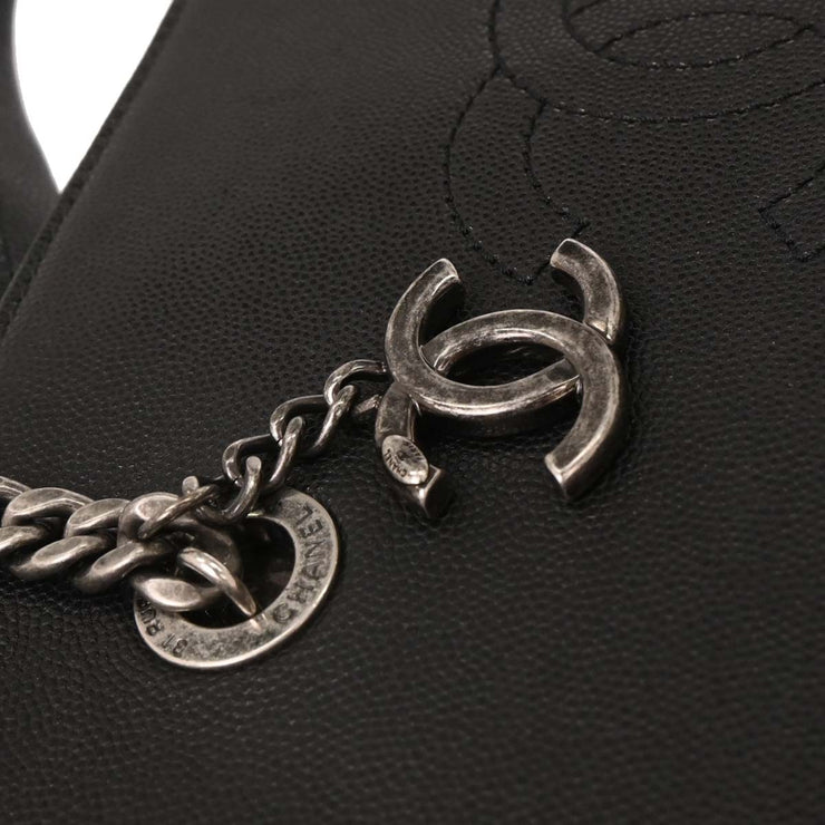 Chanel Black Calfskin Urban Delight Tote Chain Handbag 134780