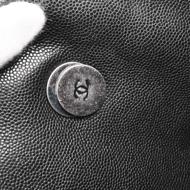 Chanel Black Calfskin Urban Delight Tote Chain Handbag 134780