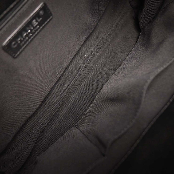 Chanel Black Calfskin Urban Delight Tote Chain Handbag 134780