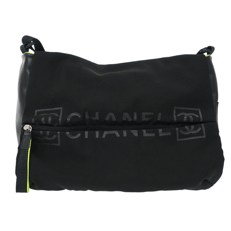 Chanel Black Nylon Sport Line Shoulder Bag 134783