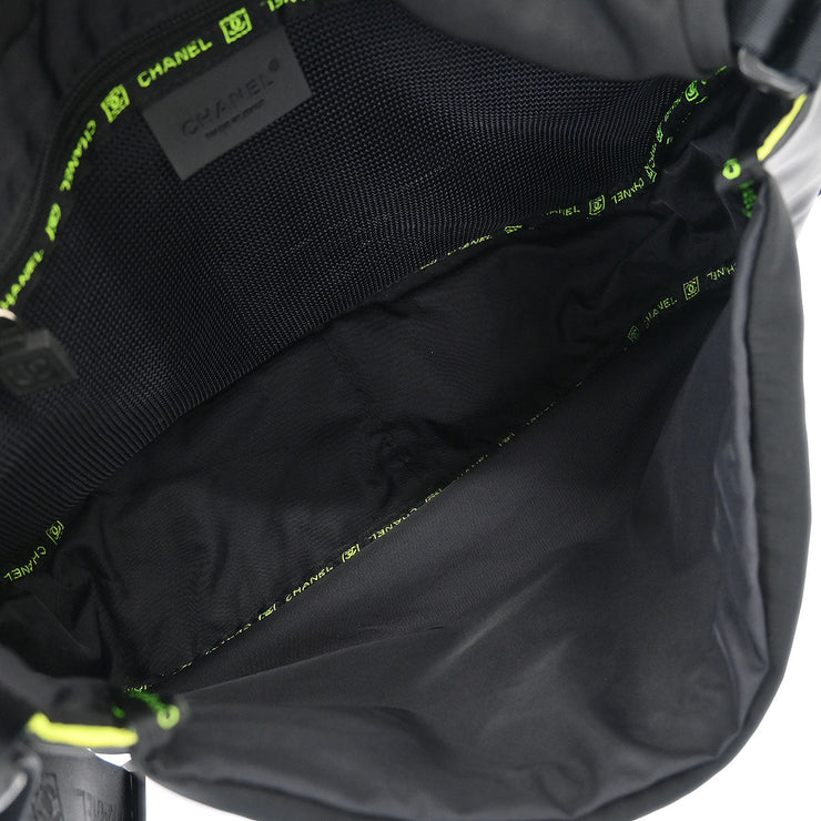 Chanel Black Nylon Sport Line Shoulder Bag 134783