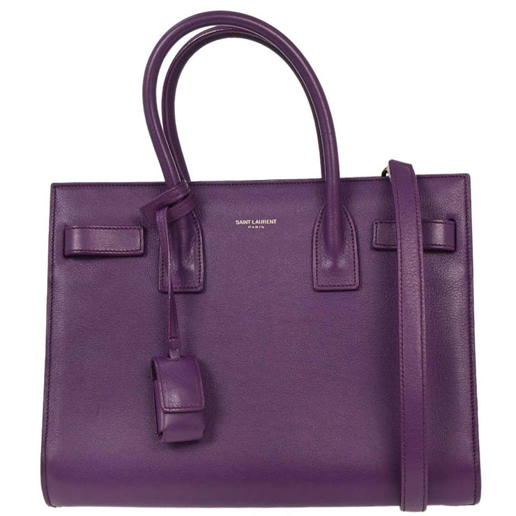 Saint Laurent Purple Sac de Jour 2way Shoulder Handbag ARS377183.1014 134808