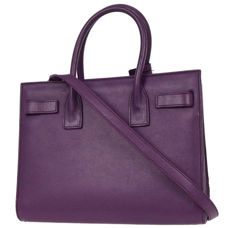 Saint Laurent Purple Sac de Jour 2way Shoulder Handbag ARS377183.1014 134808