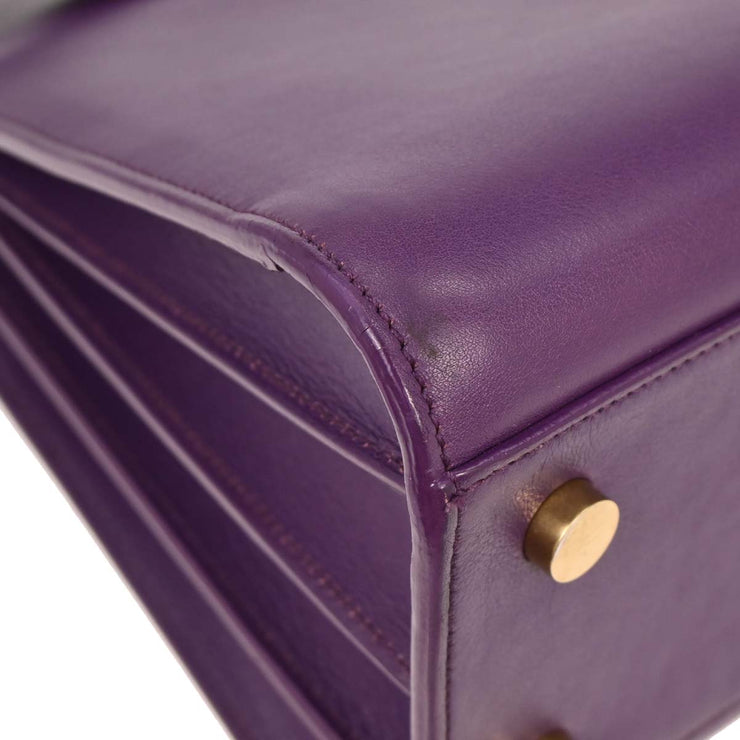 Saint Laurent Purple Sac de Jour 2way Shoulder Handbag ARS377183.1014 134808
