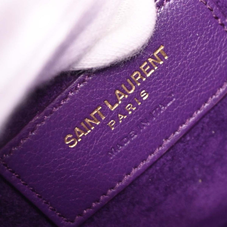 Saint Laurent Purple Sac de Jour 2way Shoulder Handbag ARS377183.1014 134808