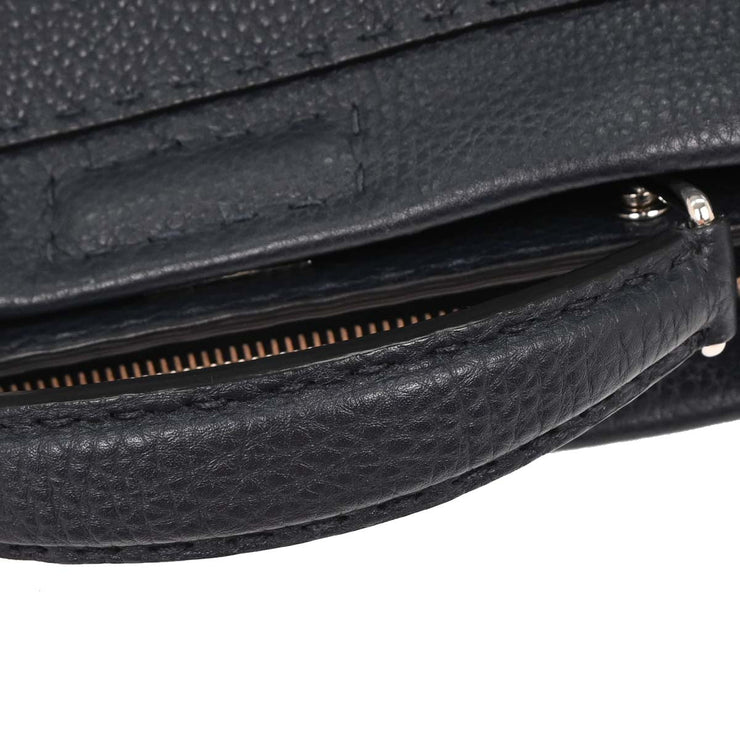 Fendi Navy Peekaboo Fit Iconic 2way Handbag 134811