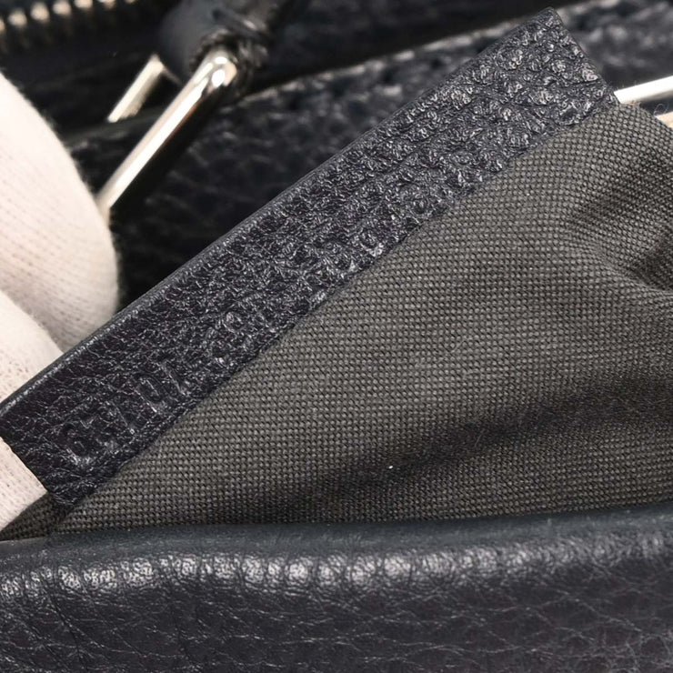 Fendi Navy Peekaboo Fit Iconic 2way Handbag 134811